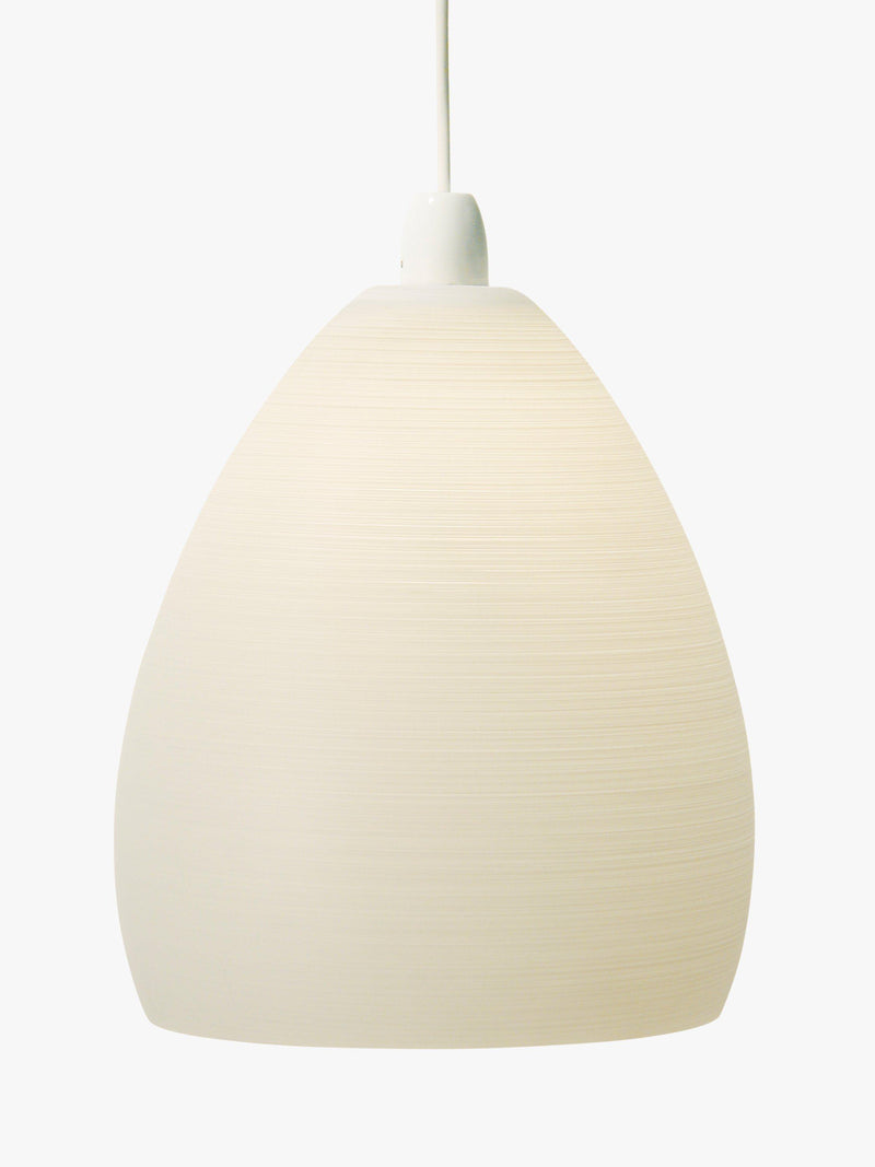 John Lewis Corina easy-to-fit ceiling shade opal glass - British product