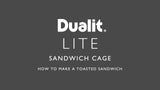 Dualit sandwich cage pack of 2 stainless steel, UK version