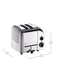 Dualit 2 Slice NewGen Classic Toaster, imported from the UK