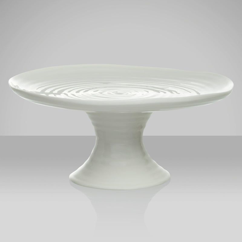 Sophie Conran for Portmeirion white footed cake plate 24cm diameter (British brand)
