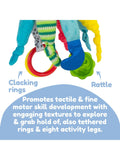 Lamaze Captain Calamari soft octopus toy for infants, UK version