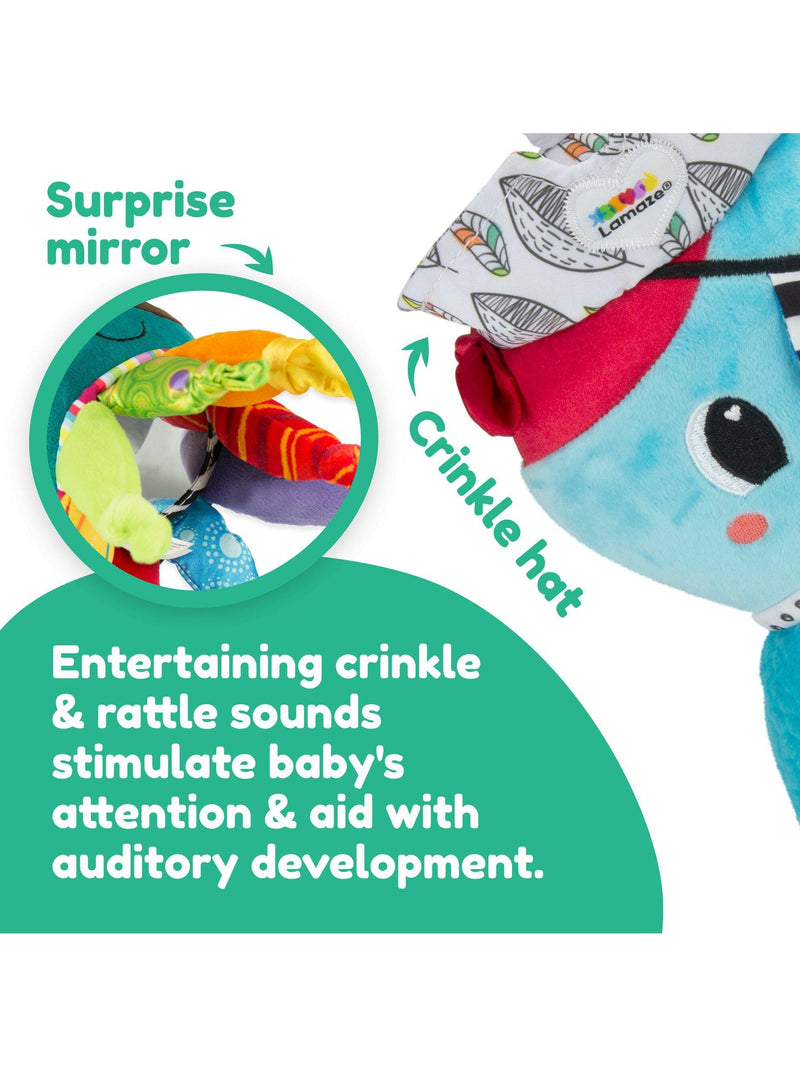 Lamaze Captain Calamari soft octopus toy for infants, UK version