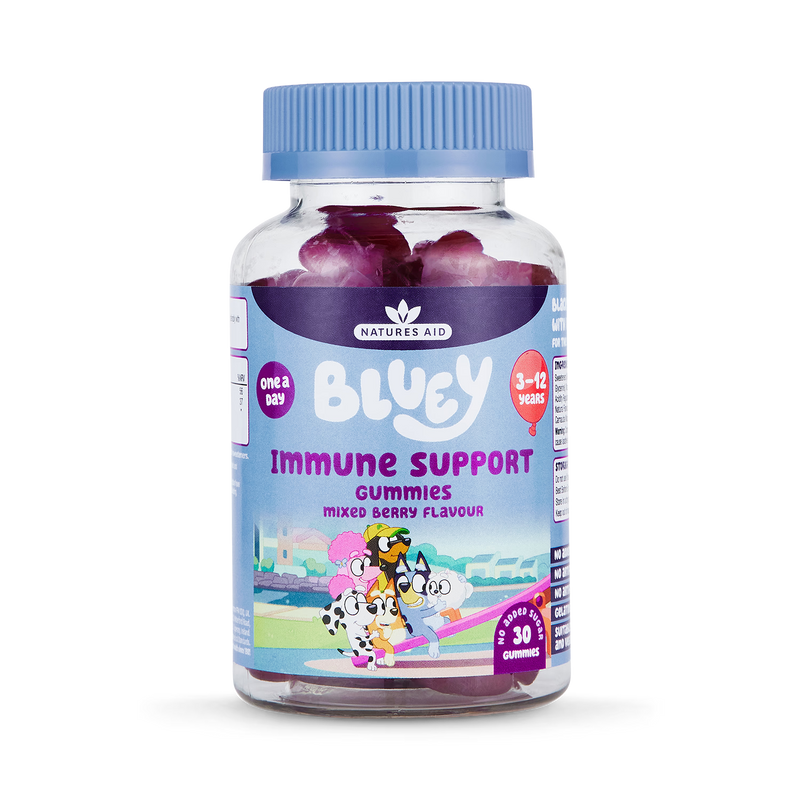 Natures Aid Bluey gummies mixed berry 30 count - British product