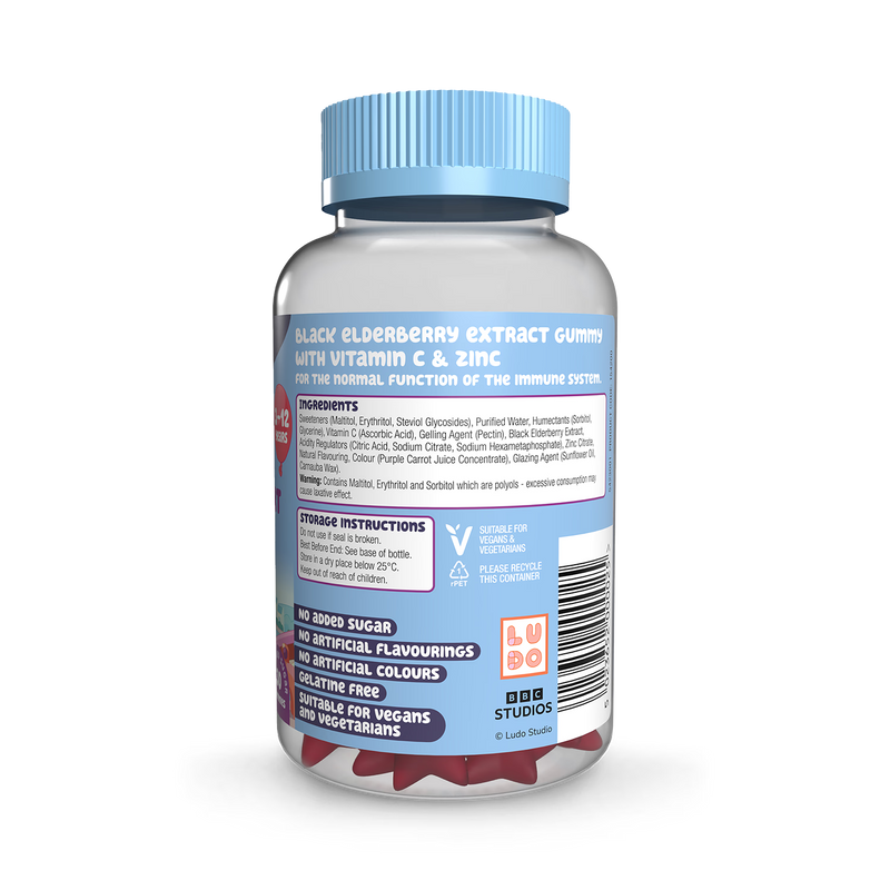 Natures Aid Bluey gummies mixed berry 30 count - British product
