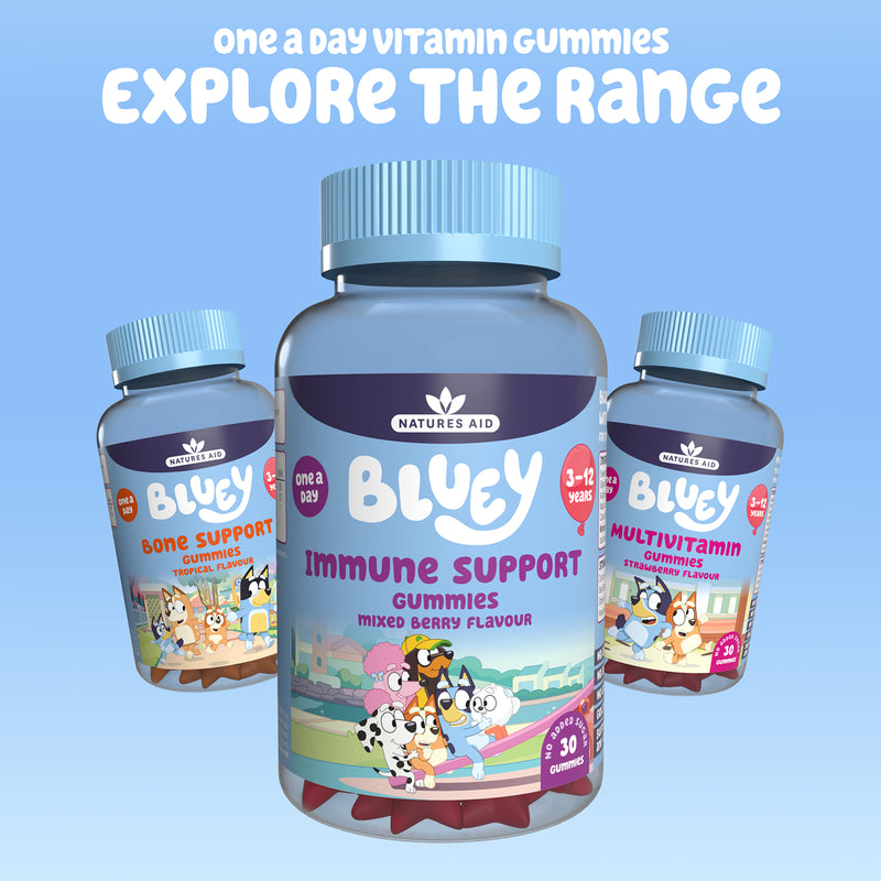 Natures Aid Bluey gummies mixed berry 30 count - British product