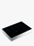Glass jewellery earring tray (British brand)