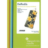 Cleopatra's Needle daffodils glasses case tapestry kit, UK version