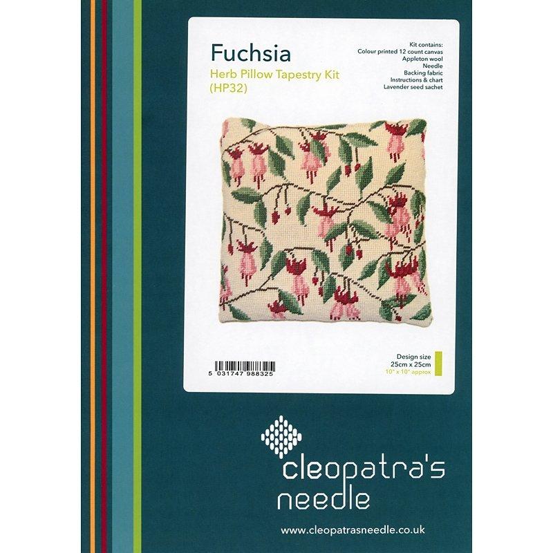 Cleopatra's Needle Fuchsia Pillow Tapestry Kit, UK version