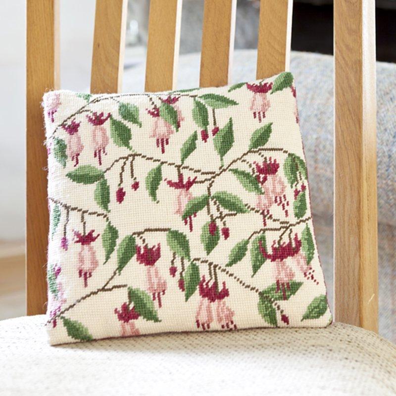 Cleopatra's Needle Fuchsia Pillow Tapestry Kit, UK version