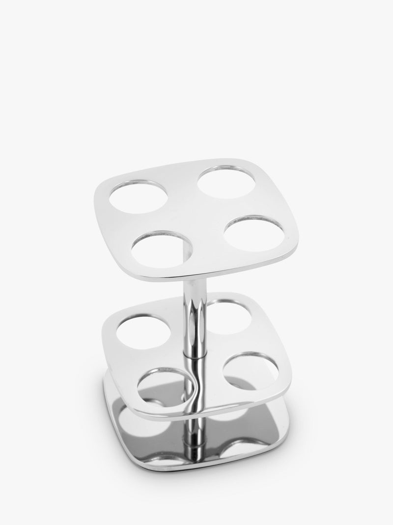 Robert Welch Burford toothbrush holder polished stainless steel 10x7.5cm - British product