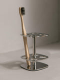 Robert Welch Burford toothbrush holder polished stainless steel 10x7.5cm - British product