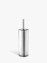 John Lewis Burford Toilet Brush and Holder with Square Shape and Stainless Steel Sleeve- Buy online at McGrocer