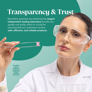 Novomins Kid's Calcium, Vitamin D & K2 30 Strawberry Flavour Gummies