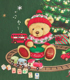Harrods medium Christmas Bear tote bag (British brand)