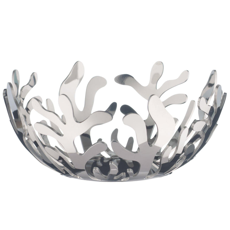 Alessi Mediterraneo tealight holder with curvy fronds design - British product