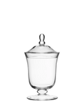 LSA International glass bonbon jar with lid 25.5cm (British brand)