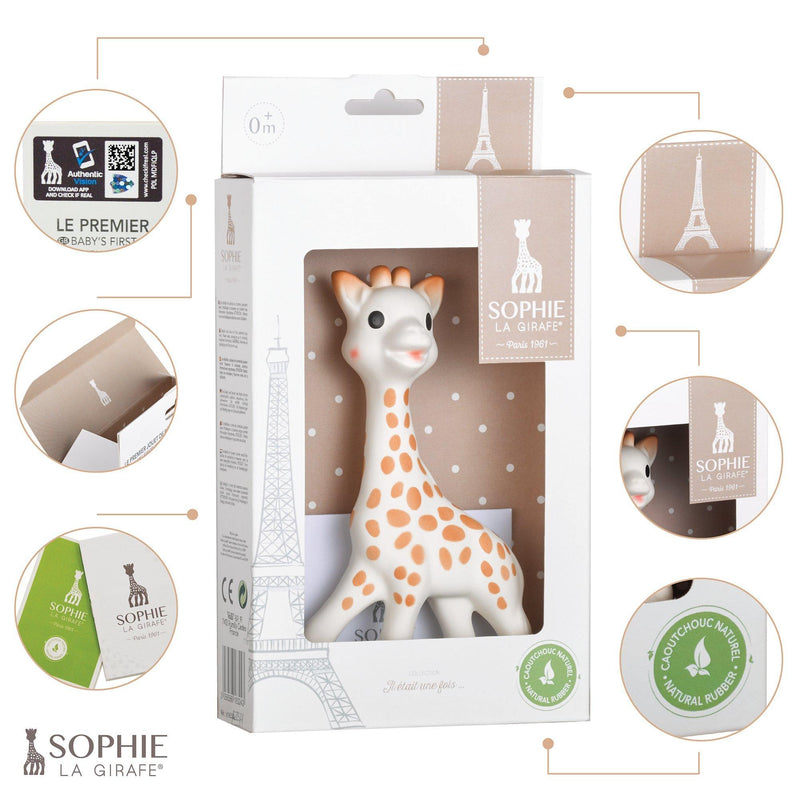 Sophie la girafe teether 17cm in gift box - British product