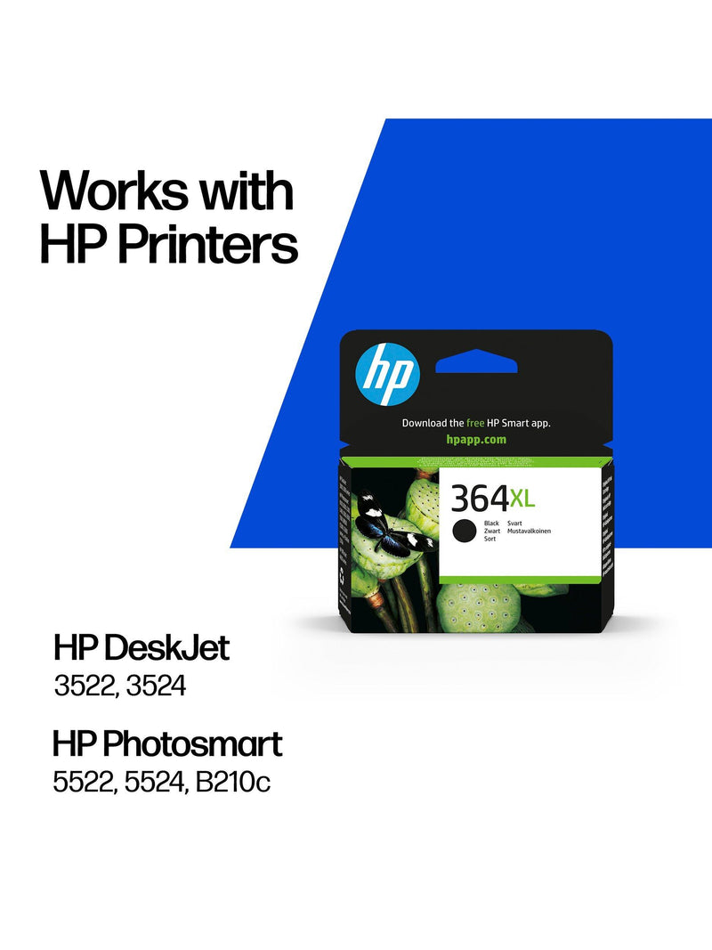 HP 364 XL black ink cartridge - British product
