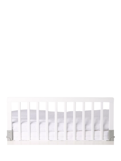 John Lewis BabyDan Wooden Bed Guard Rail White Child Bed Safety Rail- Buy online at McGrocer
