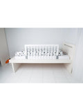 BabyDan Wooden Bed Guard Rail White - British product