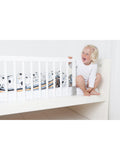 BabyDan Wooden Bed Guard Rail White - British product