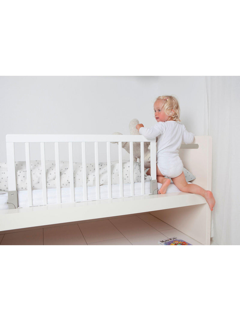 BabyDan Wooden Bed Guard Rail White - British product