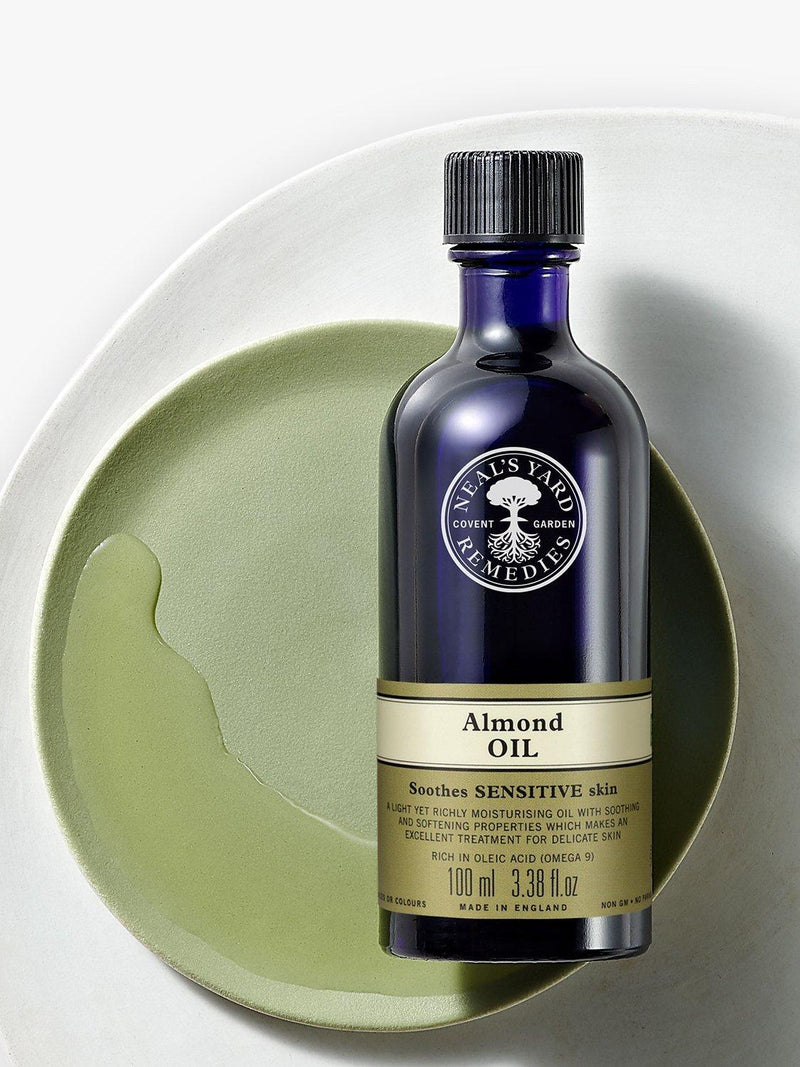 Neal's Yard Remedies organic almond oil 100ml, UK version