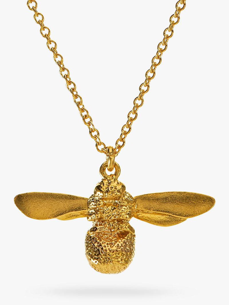Alex Monroe Baby Bee gold plated necklace, imported from the UK