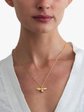 Alex Monroe Baby Bee gold plated necklace, imported from the UK