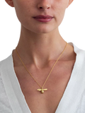 Alex Monroe Baby Bee gold plated necklace, imported from the UK