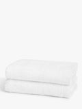 John Lewis baby bath towels white pack of 2, UK version