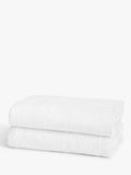 John Lewis baby bath towels white pack of 2, UK version