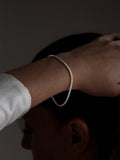 Nina B popcorn chain bracelet solid sterling silver, imported from the UK