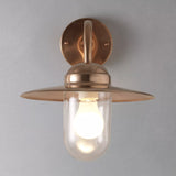 John Lewis Nordlux Luxembourg Outdoor Wall Light, Copper- Buy online at McGrocer