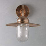 Nordlux outdoor wall light in copper, UK version
