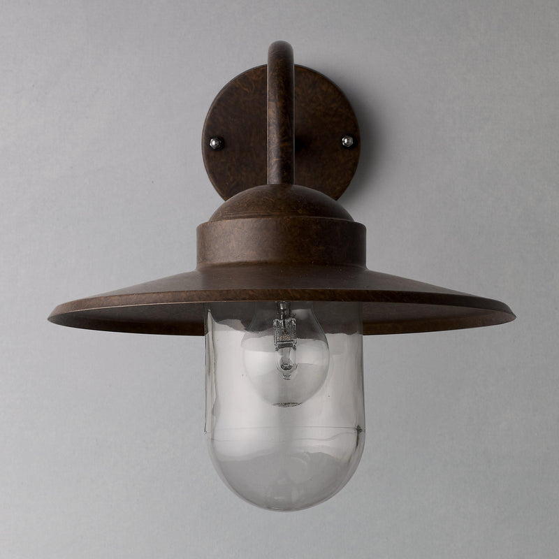 Nordlux outdoor wall light weathered copper finish (British brand)