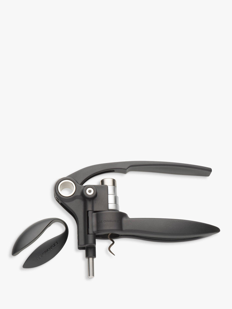 Ergonomic Lever Corkscrew with Foil Cutter and Gift Box