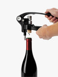 Ergonomic Lever Corkscrew with Foil Cutter and Gift Box