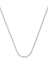 John Lewis Nina B Curb Chain Necklace Silver 45cm- Buy online at McGrocer