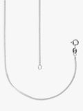 Nina B curb chain necklace silver 45cm, UK version