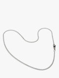 Nina B sterling silver curb chain necklace, imported from the UK