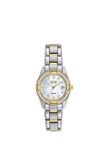 Citizen Eco-Drive women's watch diamond bezel mother-of-pearl dial - British product