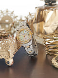 Citizen Eco-Drive women's watch diamond bezel mother-of-pearl dial - British product