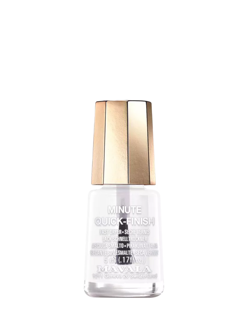 Mavala Minute Quick Finish top coat, imported from the UK