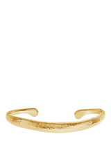 John Lewis Dower & Hall Nomad 18ct Gold Vermeil Curved Torc Bangle- Buy online at McGrocer
