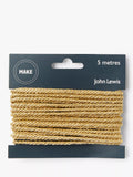 John Lewis gold rope cord 5 metres, UK version