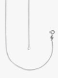 Nina B silver curb chain necklace 40cm, UK version