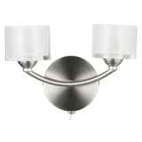 John Lewis Paige double wall light satin nickel - British product