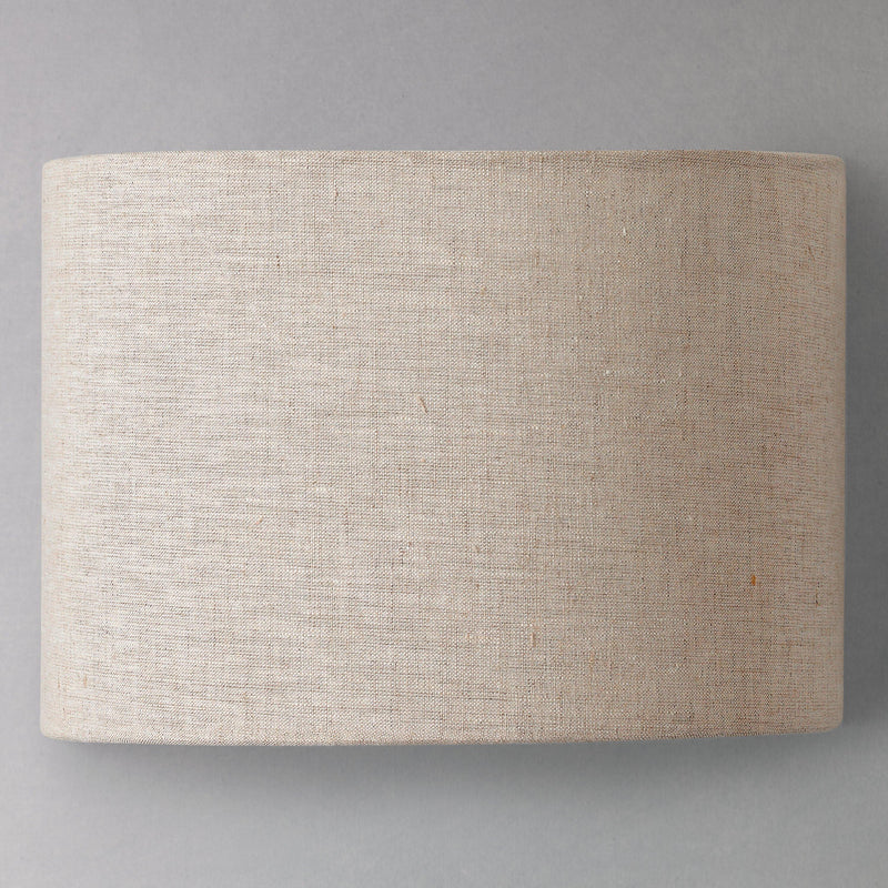 John Lewis Samantha wall light linen shade matt nickel silver - British product