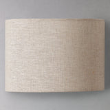 John Lewis Samantha wall light linen shade matt nickel silver - British product